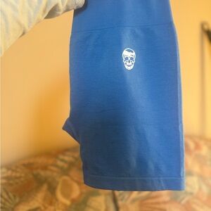 Gymreapers Blue Scrunch Short